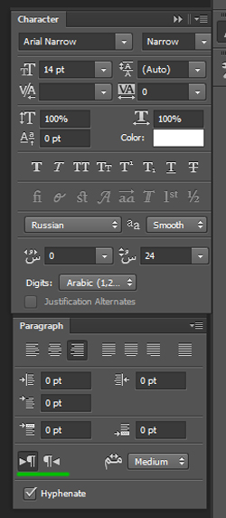 В Photoshop текст набирается справа налево. Как исправить В Photoshop текст набирается справа налево. Как исправить